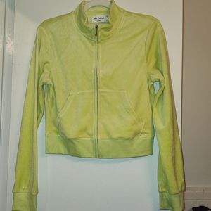 Brand New Yellow Juicy Velour Track Jacket
